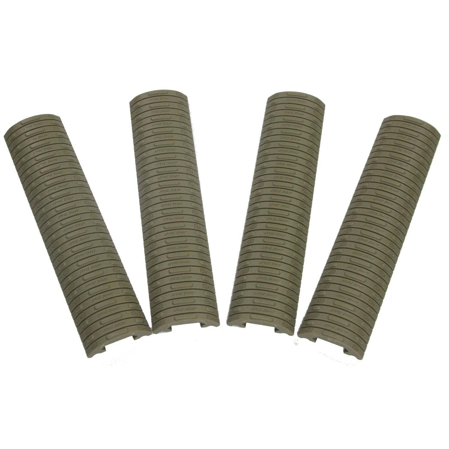 Dye DAM Rail Covers - 4 Pack - Dark Earth