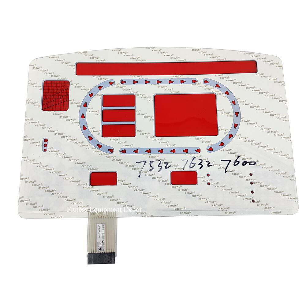 Keypad STAR TRAC 7532 7632 7600 Treadmill Button Panel Control Membrane Switch