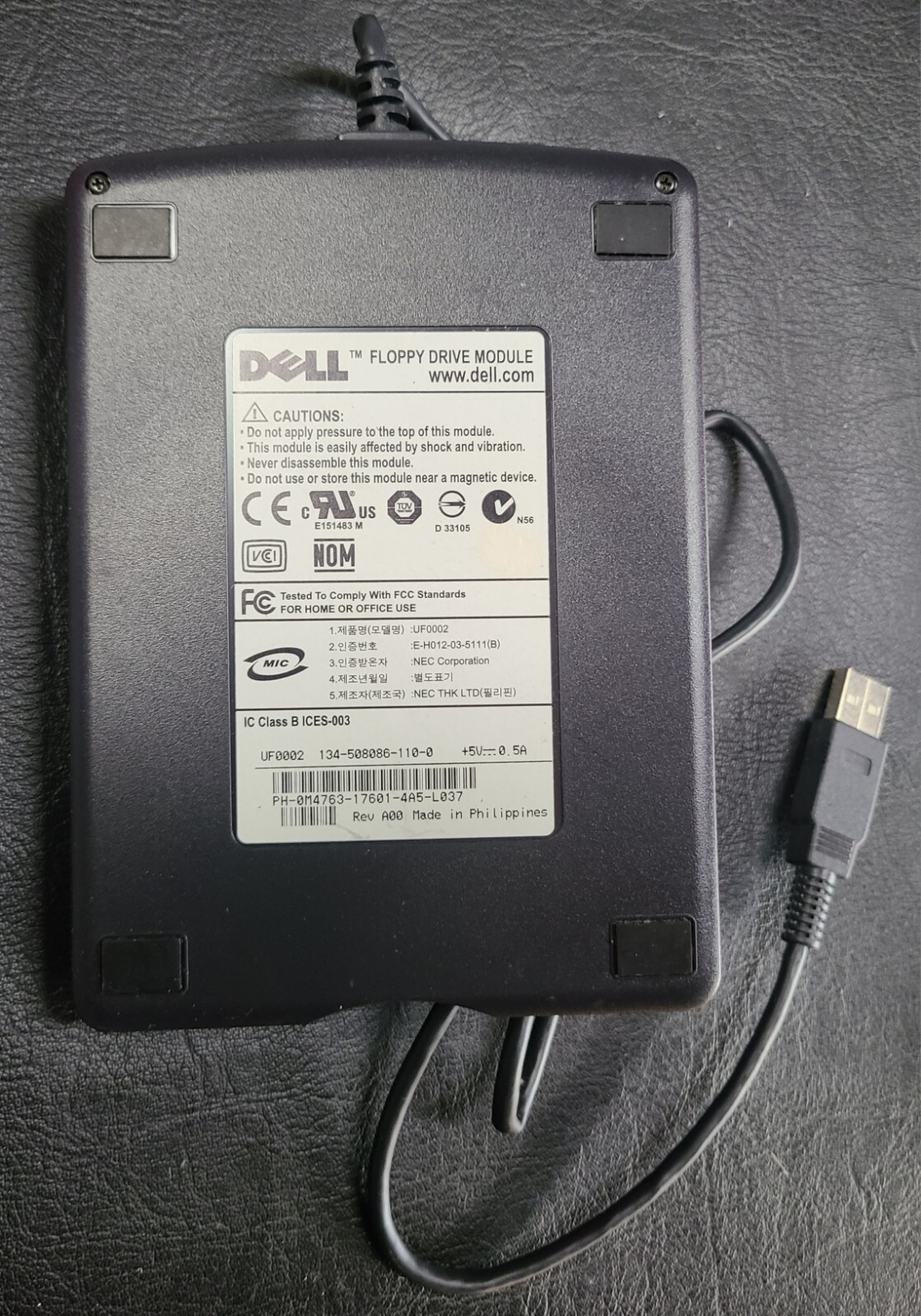 Dell External Floppy Drive Module USB