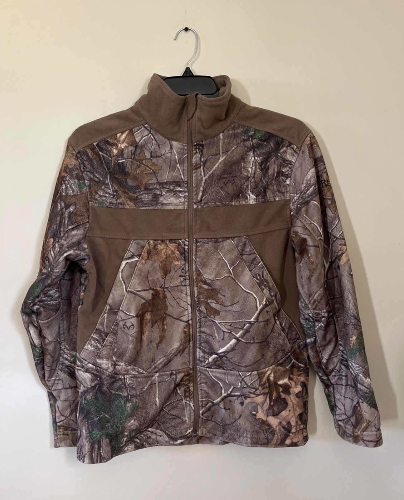 RedHead Mens Medium Softshell Hunting Jacket Full Zip Camo Camouflage Outdoor