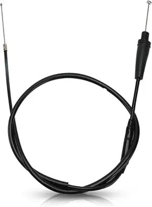 Throttle Cable, 46" Go Kart Throttle Cable, Universal Motorcycle  Color: Black