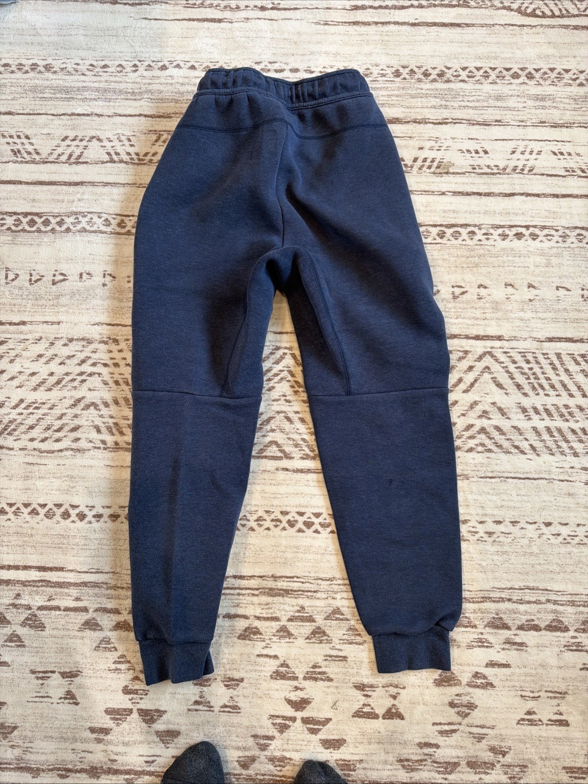 Men’s Nike Tech Sweatpants Sz S Navy Jogger Drawstring Paneling