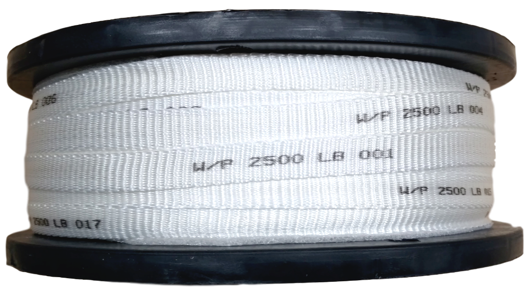 3/4" x 500' Electrical Pull Tape 2500 lb Tensile Strength | Flat Rope, Pull Line