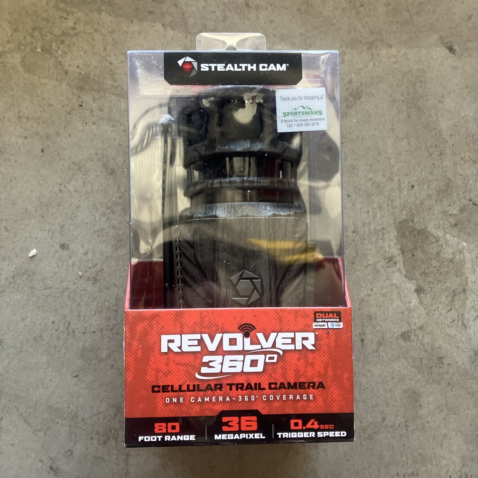 StealthCam Revolver 360 Degree Cellular Trail Deer Cam Verizon AT&T Photo Video