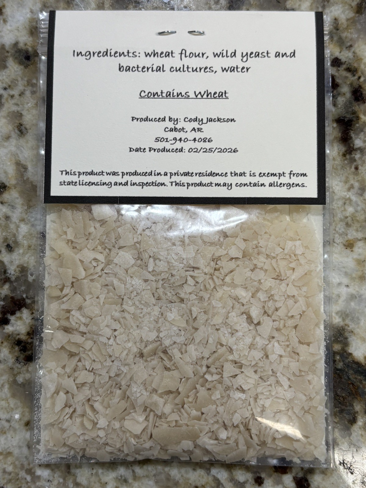 Active Dehydrated Sourdough Starter – Live Wild Yeast Culture for Bread Baking
