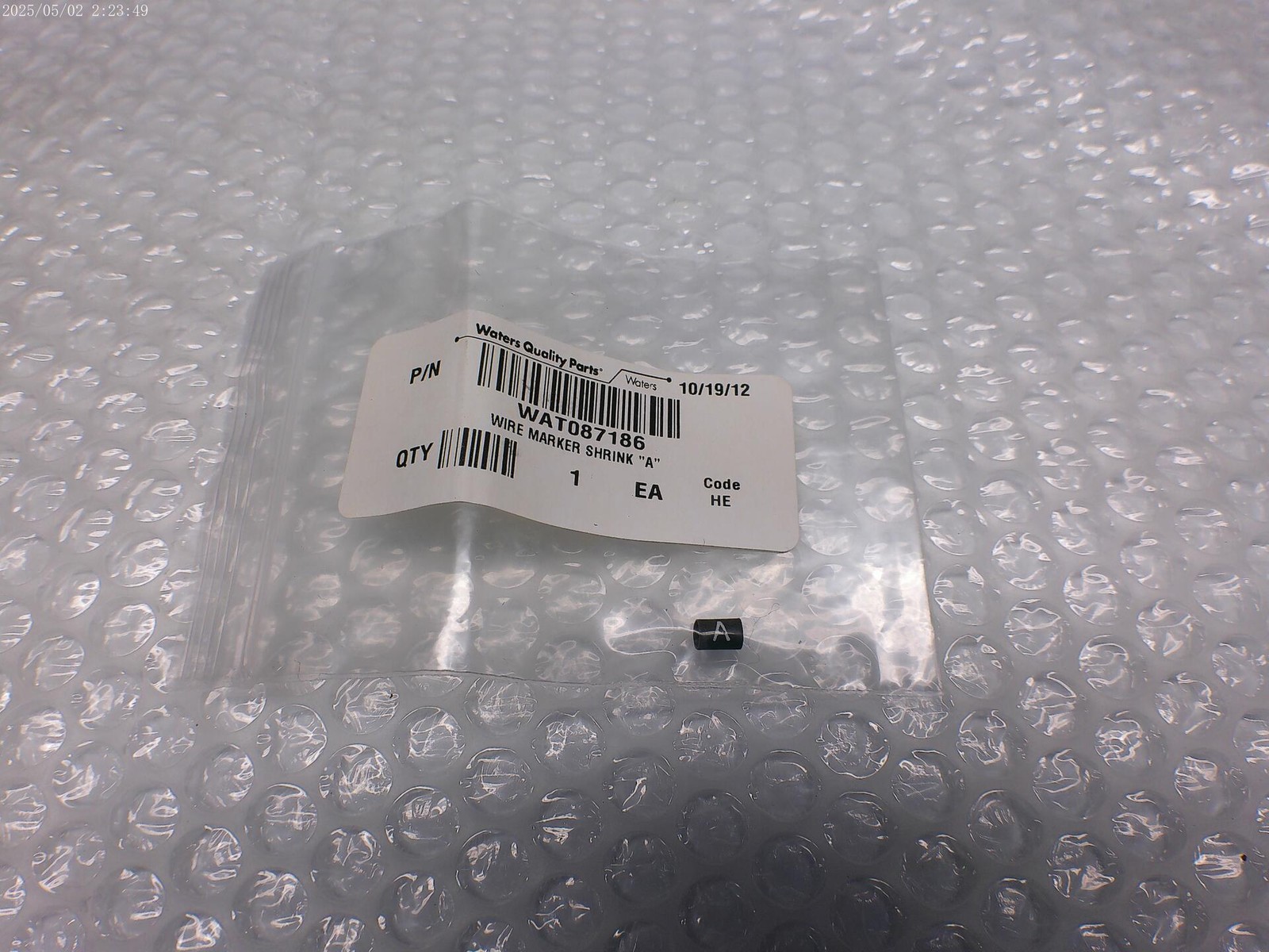WATERS QUALITY PARTS WAT087186 WIRE MARKER NSMP