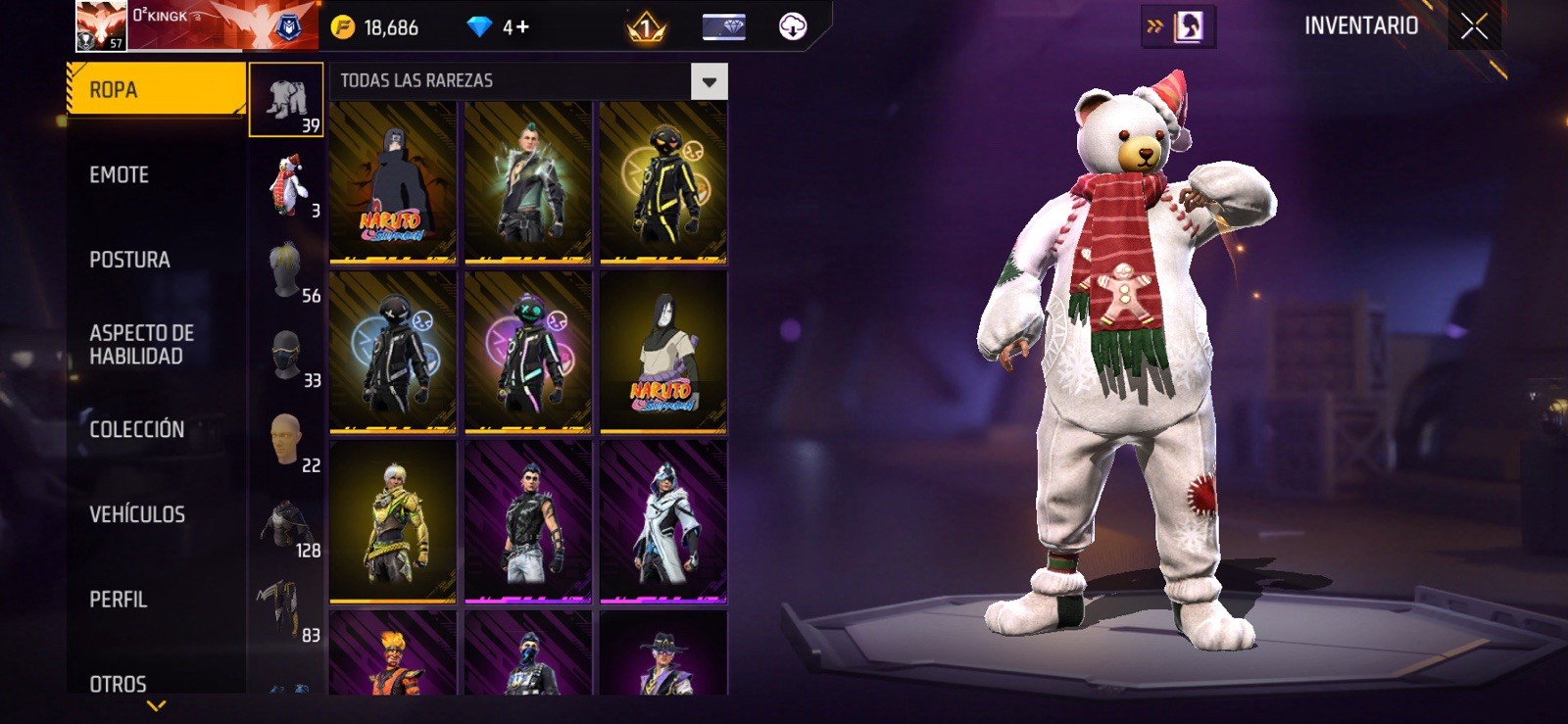 Cuenta de freefire chetada