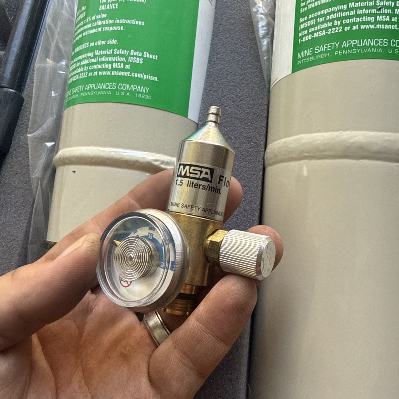 MSA refrigerant and flane calibraton kit