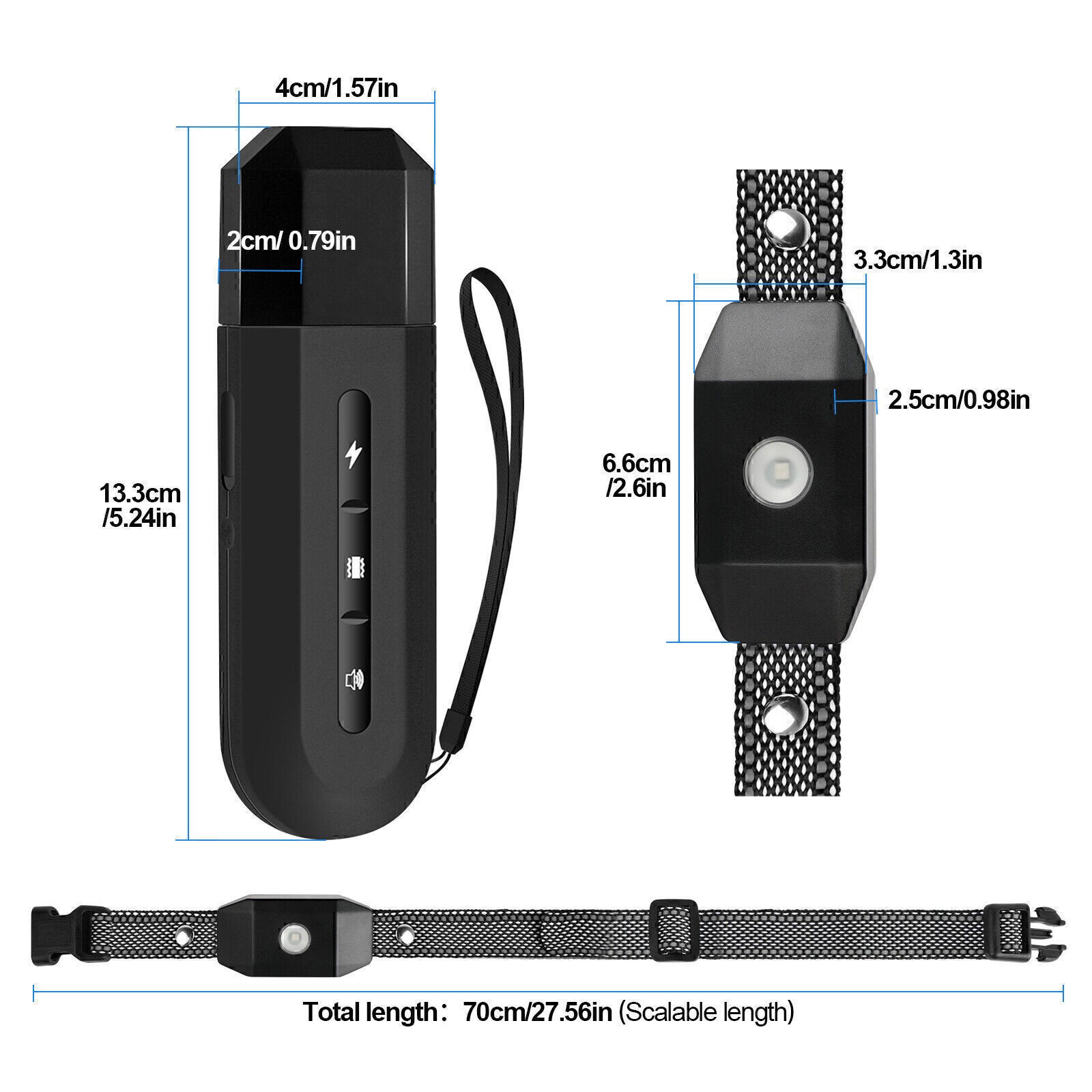 Dog Training Collar with Remote Rechargeable Waterproof LCD Pet Dog Shock Collar