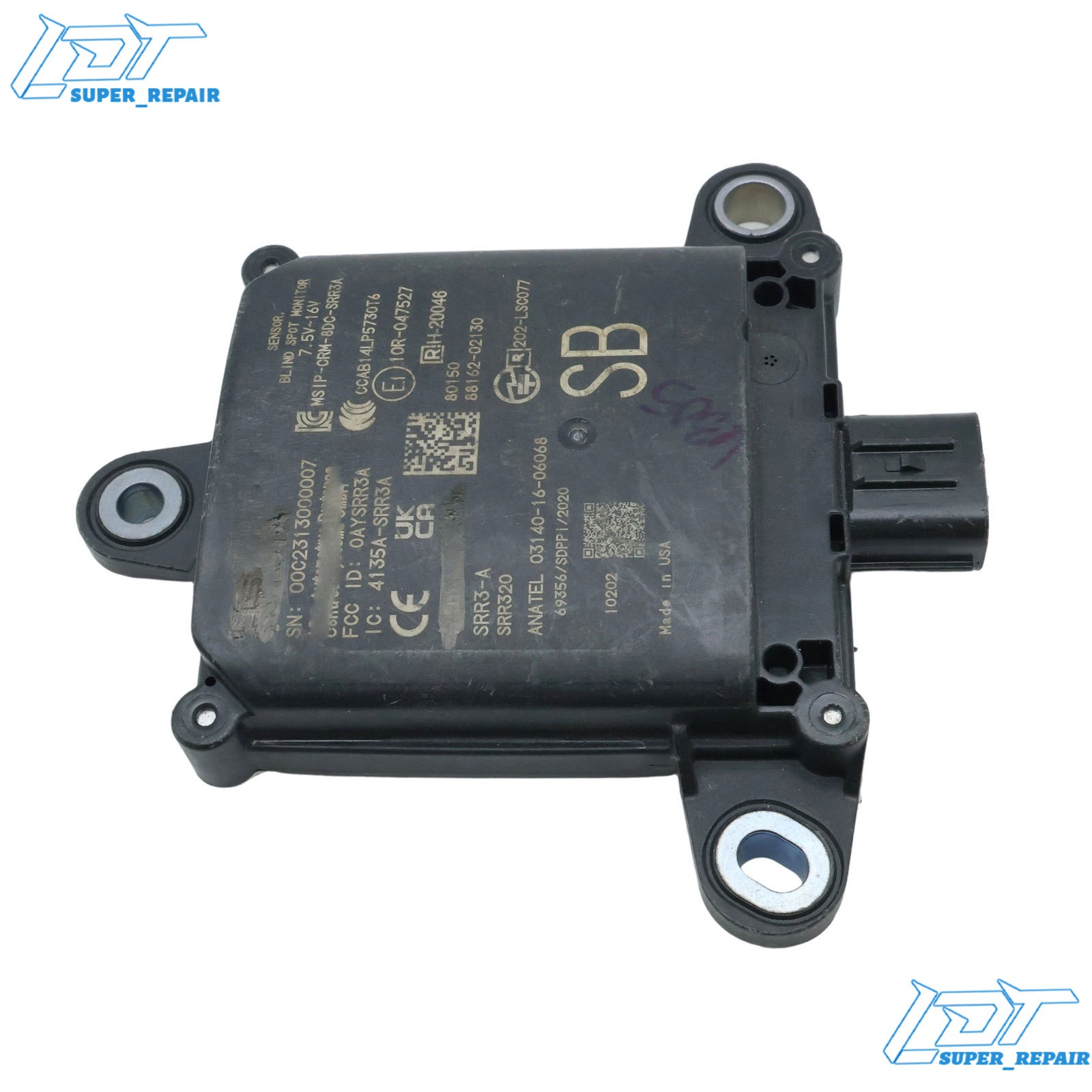 Rear Blind Spot Radar Sensor For 2023-2025 Toyota Corolla 88162-02130