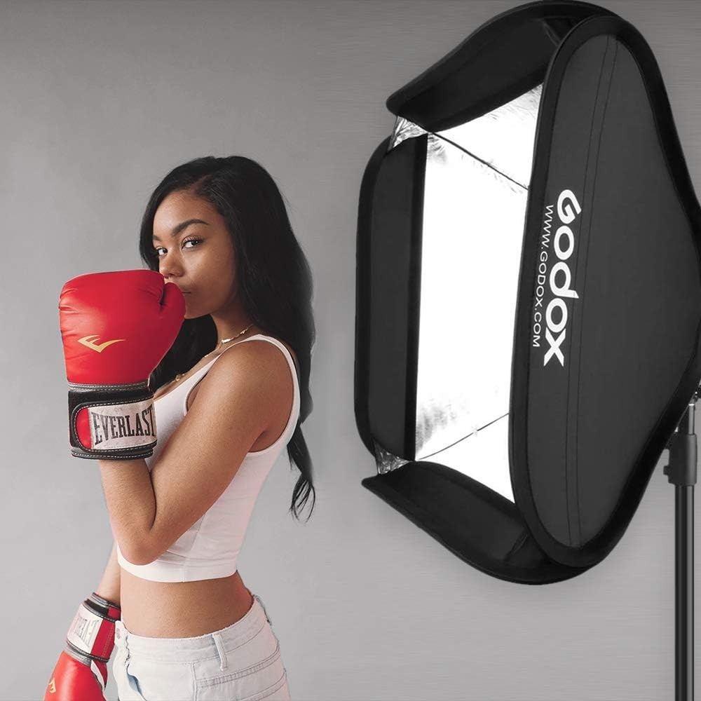 Reflective Silver 31'' Softbox with S-Type Bracket - Effortless Lighting Upgrade