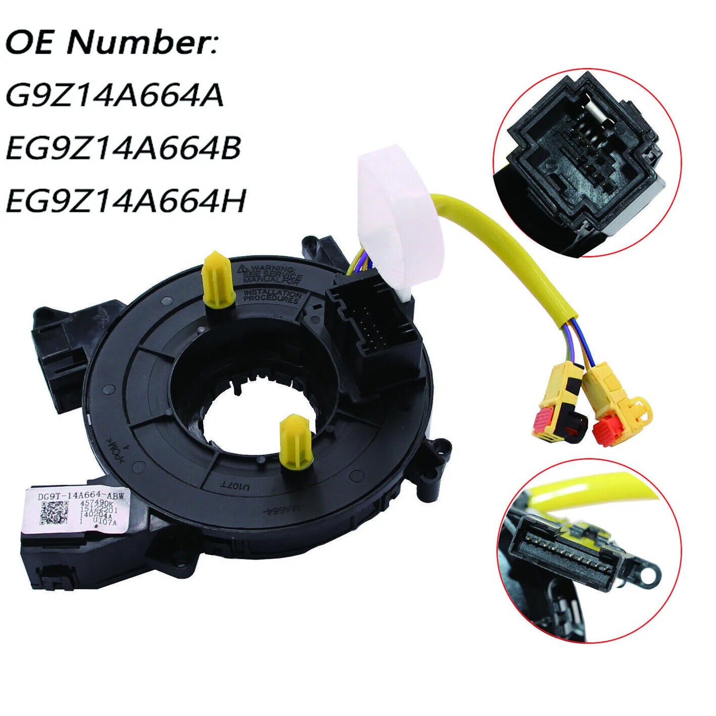 Clock Spring DG9Z14A664A For Ford Edge Fusion Mustang Lincoln	Continental MKC GT