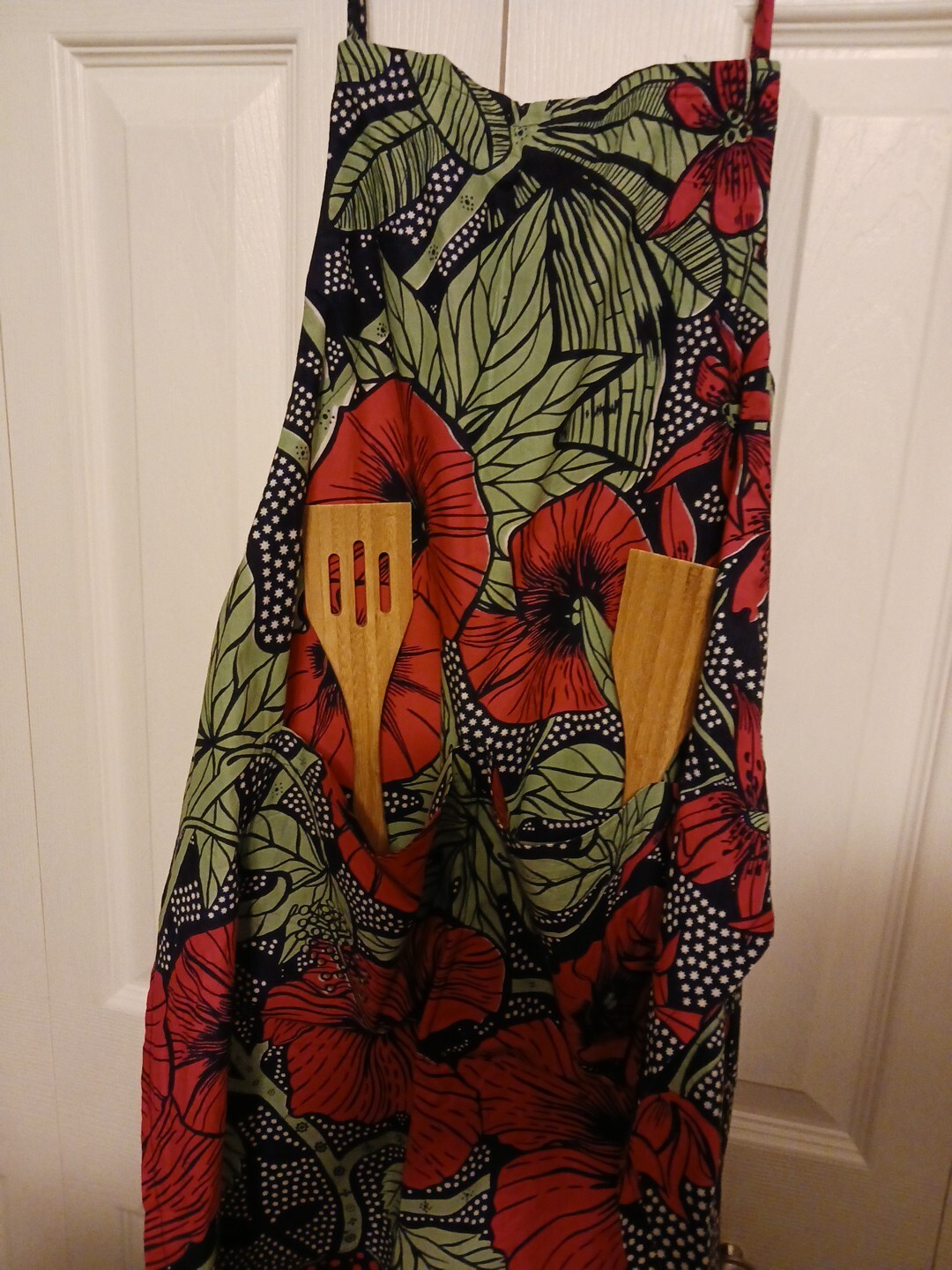 African Wax Print Fabric Apron
