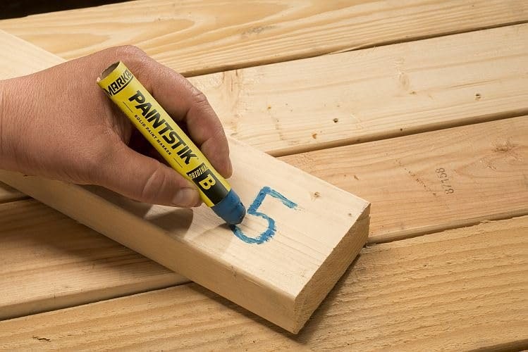 B Paintstik Solid Paint Marker,White,12 per Dozen