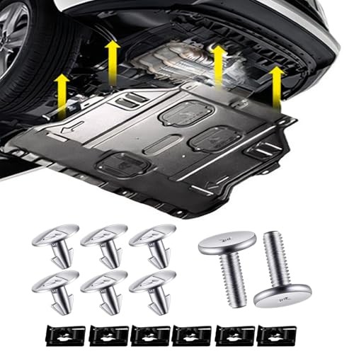 Engine Splash Shield Hardware Kit – Under Engine Cover Bolts & Clips for 14PCS