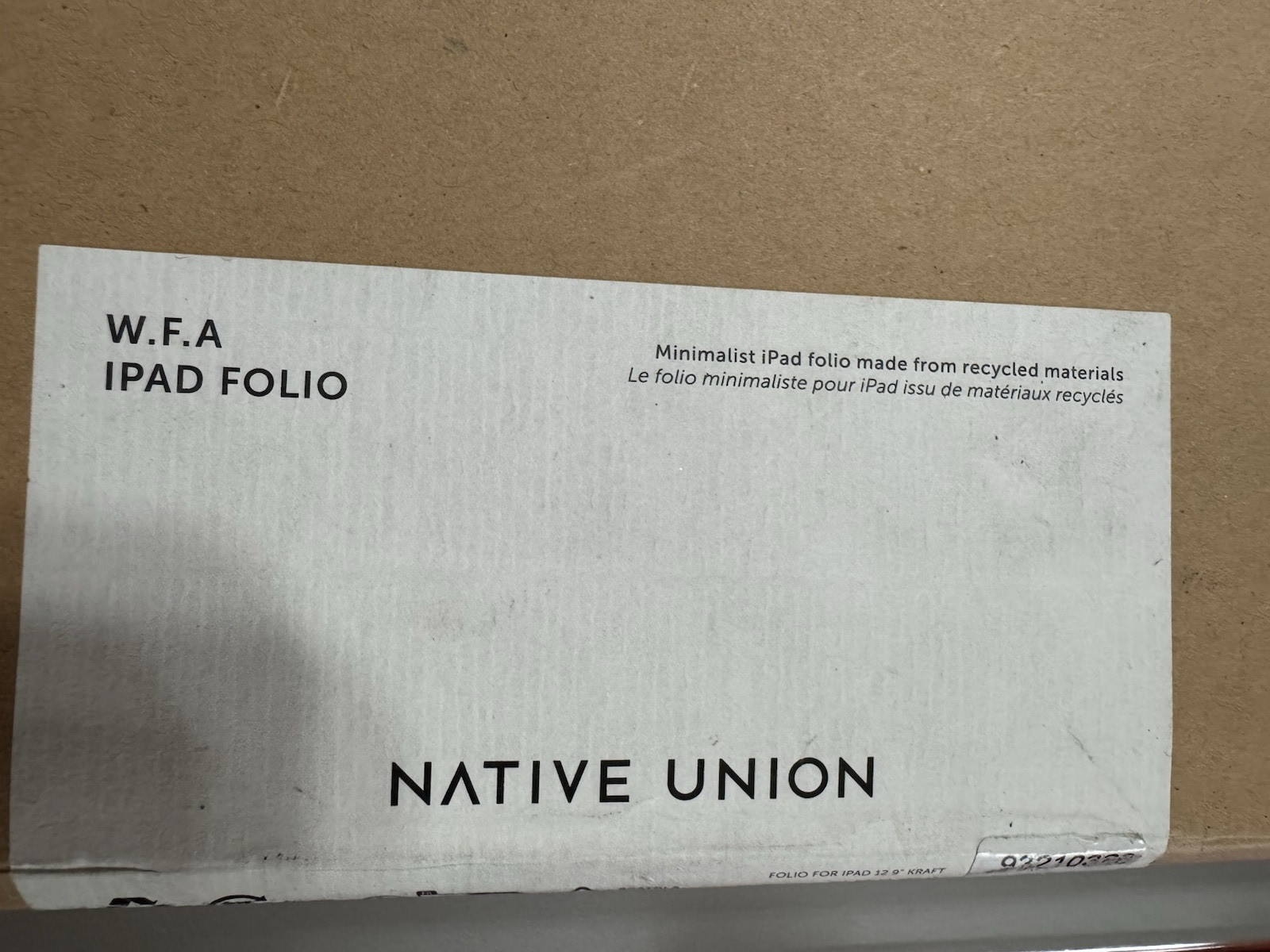 Native Union - Folio for 12.9" iPad - Tan FOLIO-KFT-13