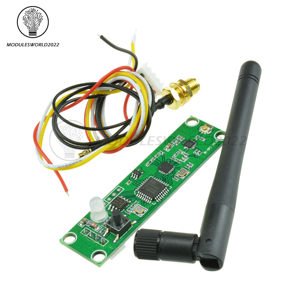Wireless DMX512 PCB Board LED Controller Module Transmitter Receiver W/ Antenna