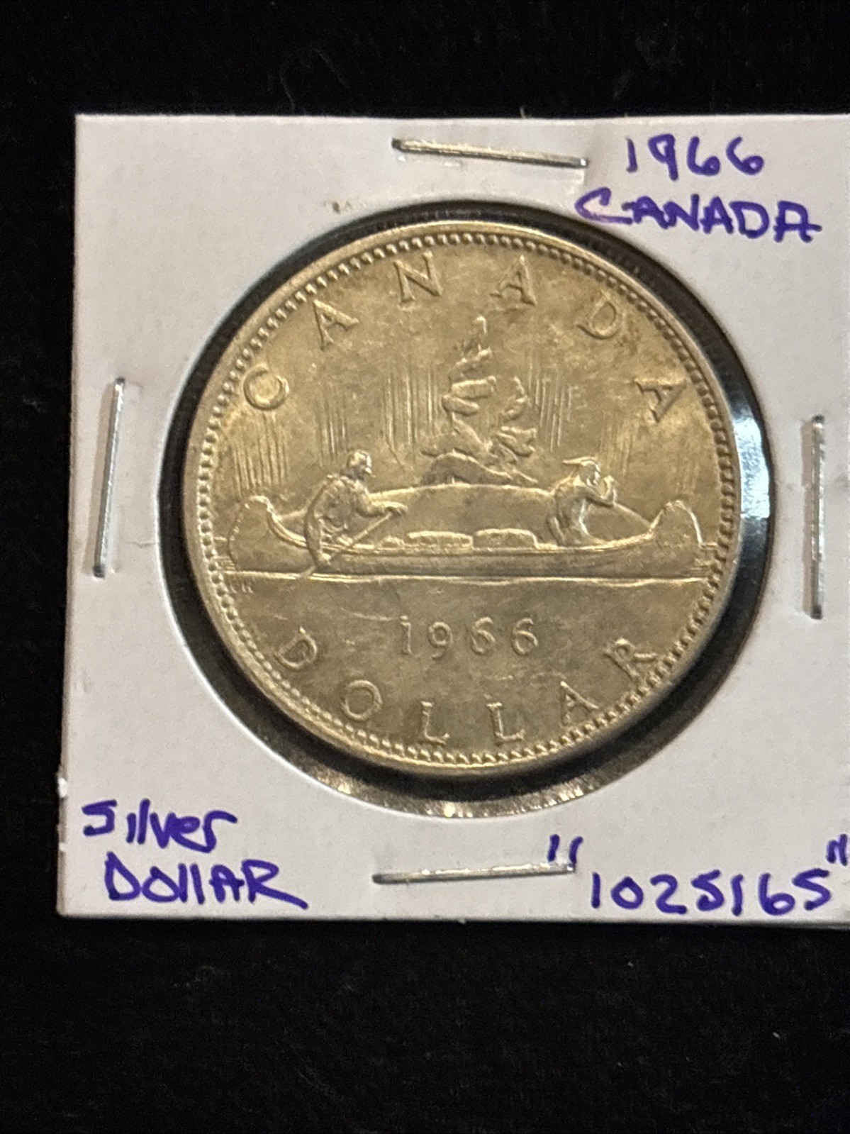 1966 Canada Silver Dollar Circulated “1025165”Canadian $1