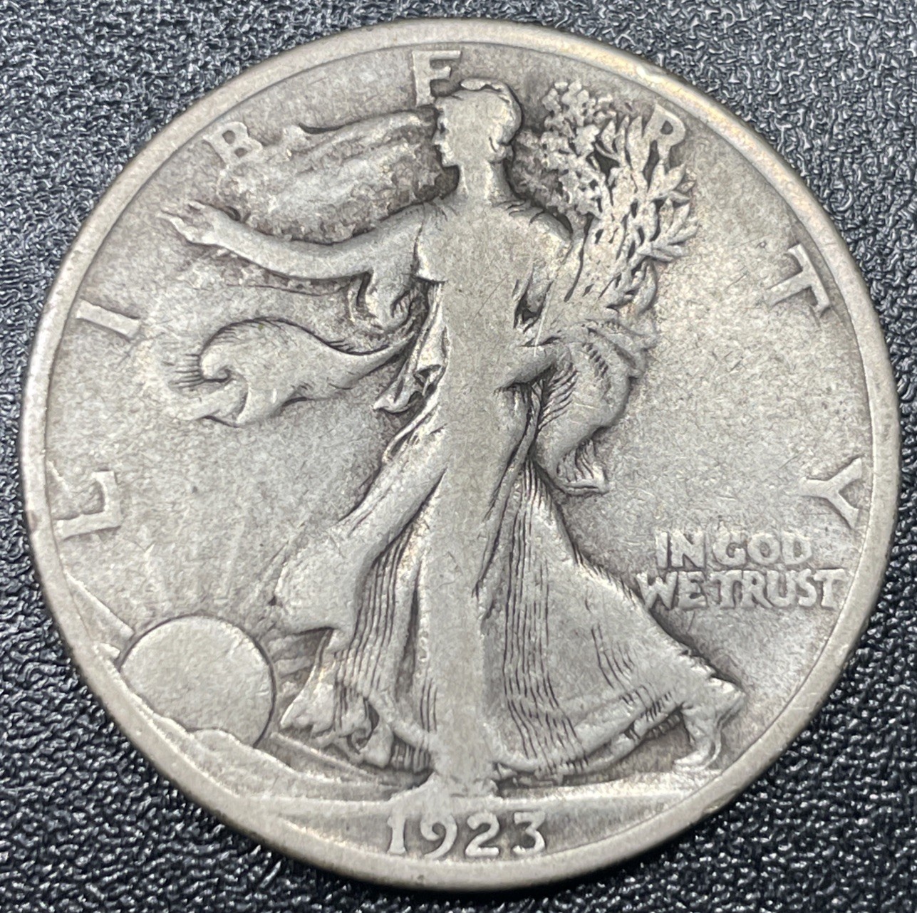 1923-S Walking Liberty Half Dollar 50C Fine Better Date