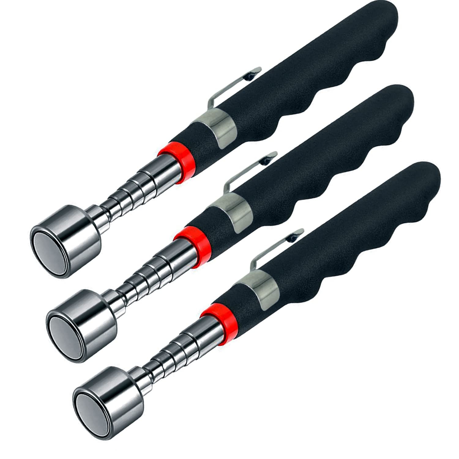 20lb Telescoping Magnetic Pick Up Tool Extendable 31" Telescopic Magnet Stick...