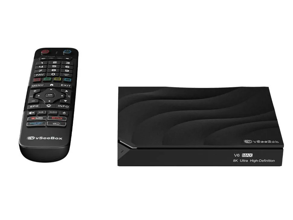 vSeeBox V6 Max Android Streaming Box – Authorized, Fast Same-Day Ship