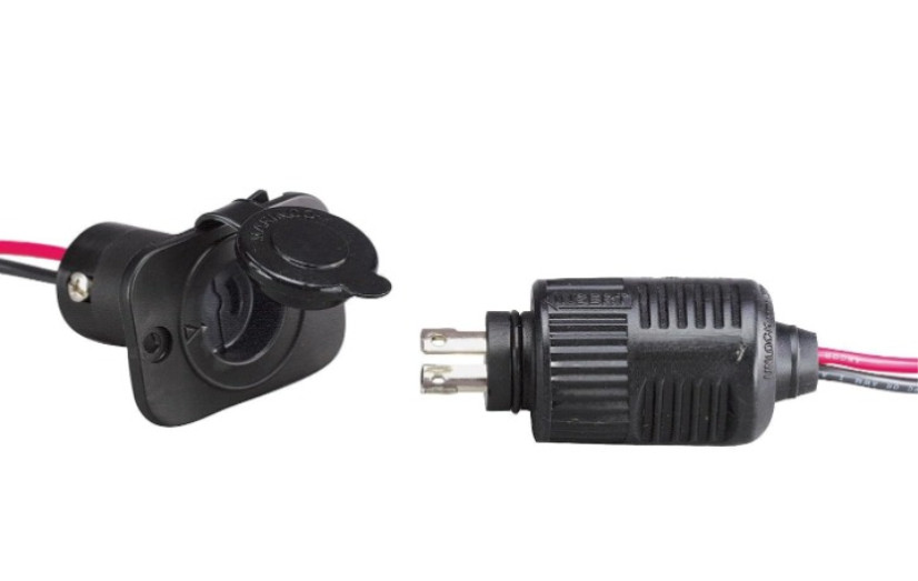 Sistema de carga y trolling de 2 cables, conexión segura y eficiente para embarc