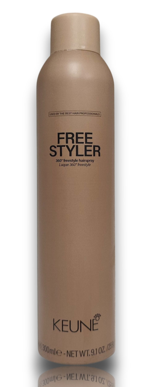 KEUNE Free Styler 9.1 oz  300ml 259 gr 360° Freestyle Hair Spray - New