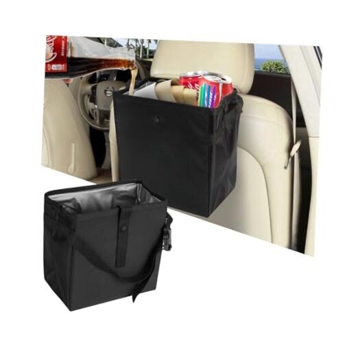 Car Trash Can, Waterproof Leakproof Vehicle Hanging Storage Bag with Large
