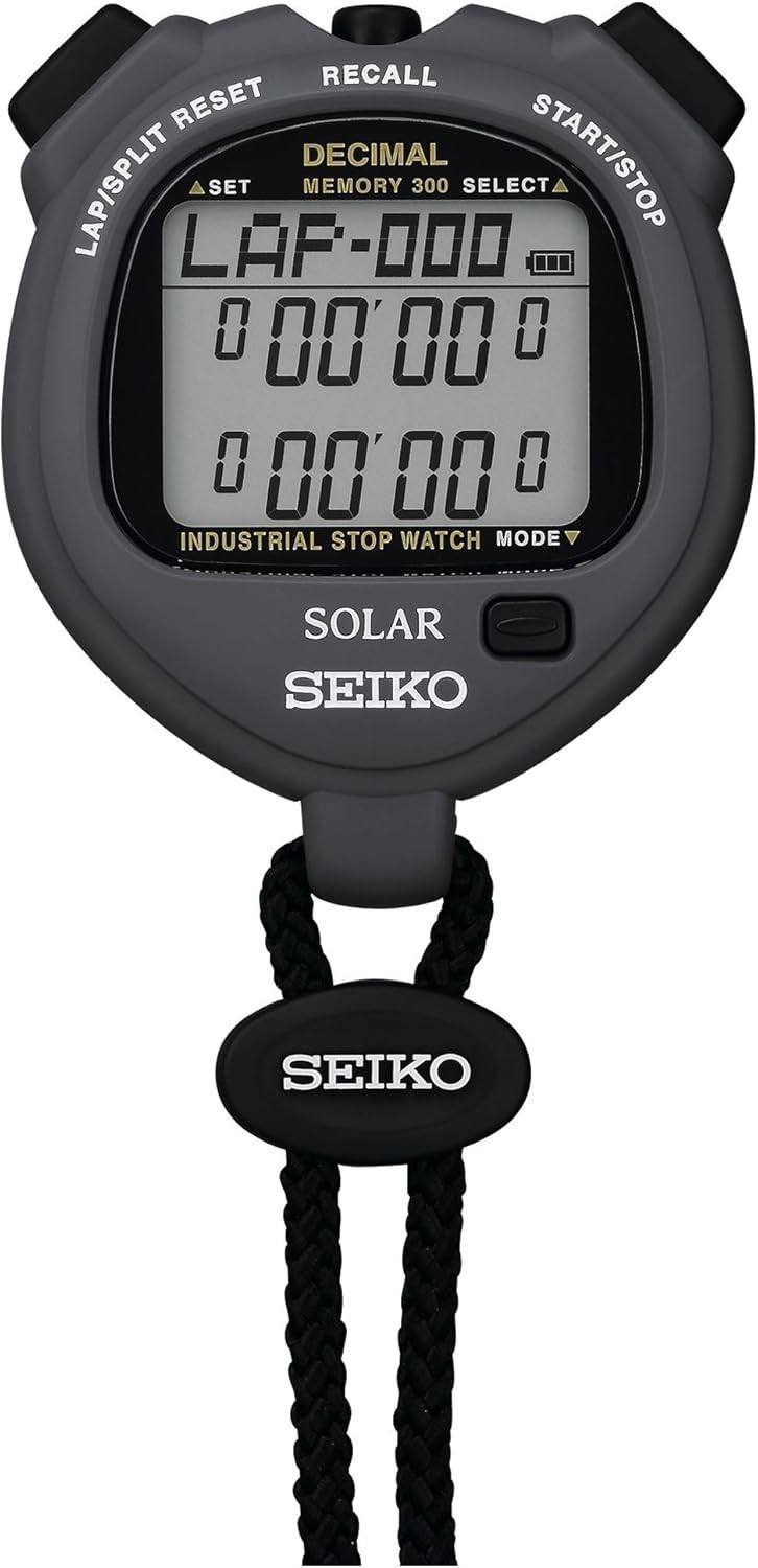 SEIKO STOPWATCH "SOLAR INDUSTRIAL" SVAJ999 Shipping from Japan