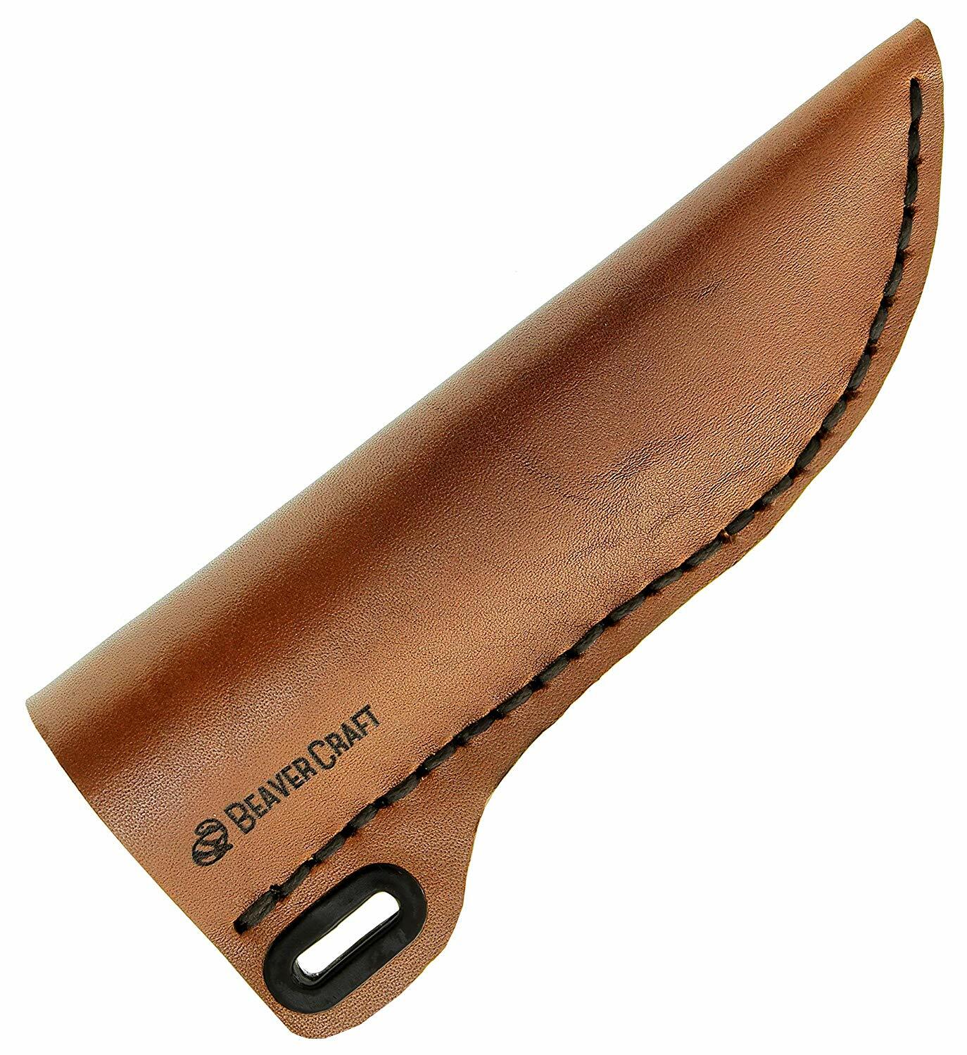 Knife Sheath Leather Knife Sheaths 3.5 in Fixed Blade Leather Case BeaverCraft