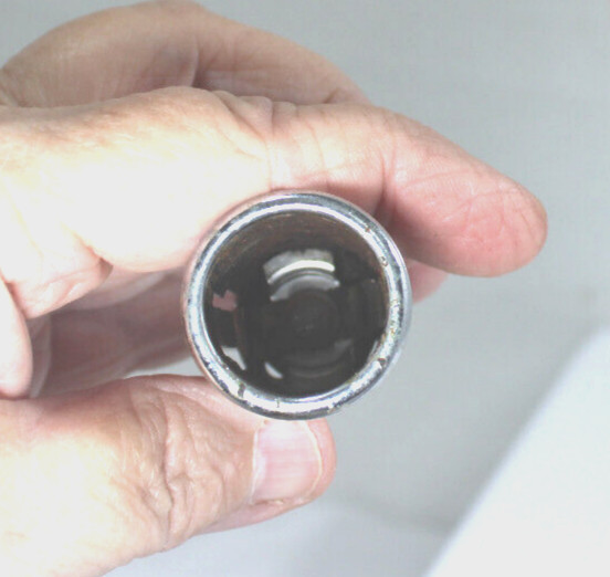 1955 DODGE CORONET CIGARETTE CHROME LIGHTER ASSEMBLY KNOB & BEZEL