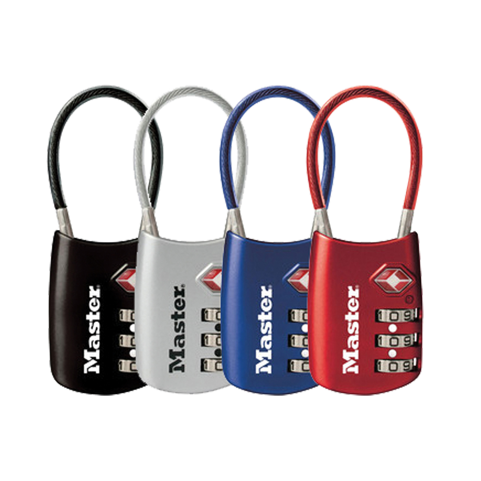 MasterLock 4688D TSA Combination Luggage Lock Flexible Shackle Travel Security