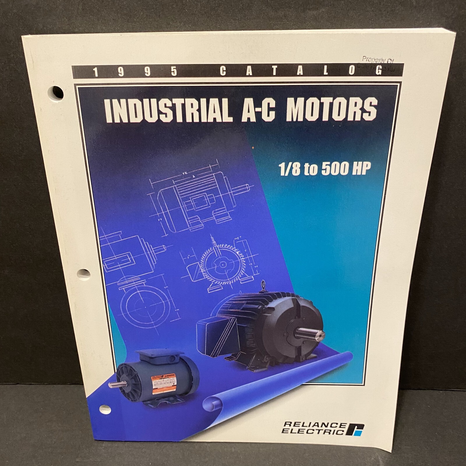 Reliance Electric AC Motors 1/8 - 500 HP Product Specs Catalog 1995 Manual Kaman