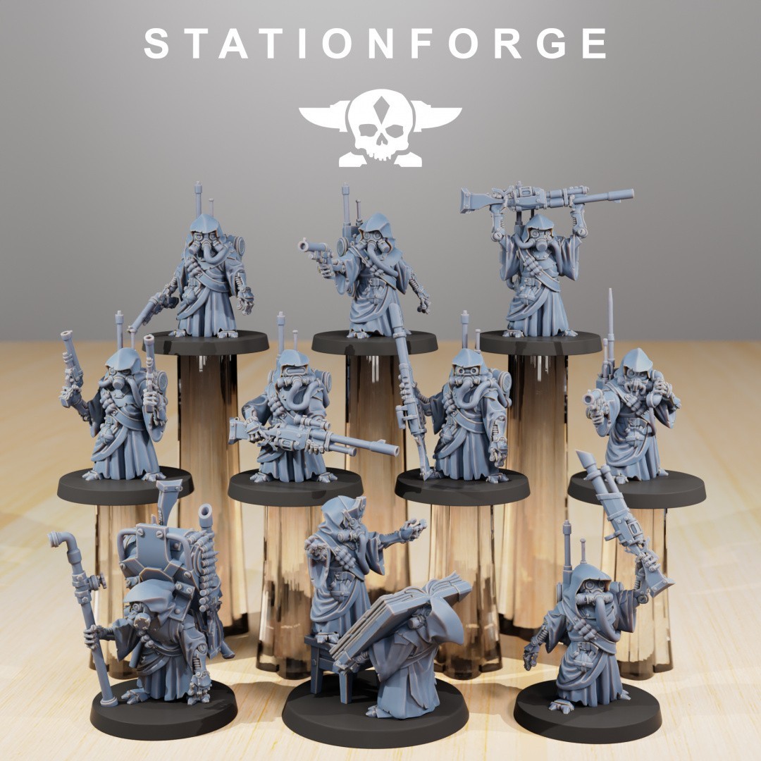 Scavenger Junkards Grimdark 3D Printed Miniatures Station Forge 16k