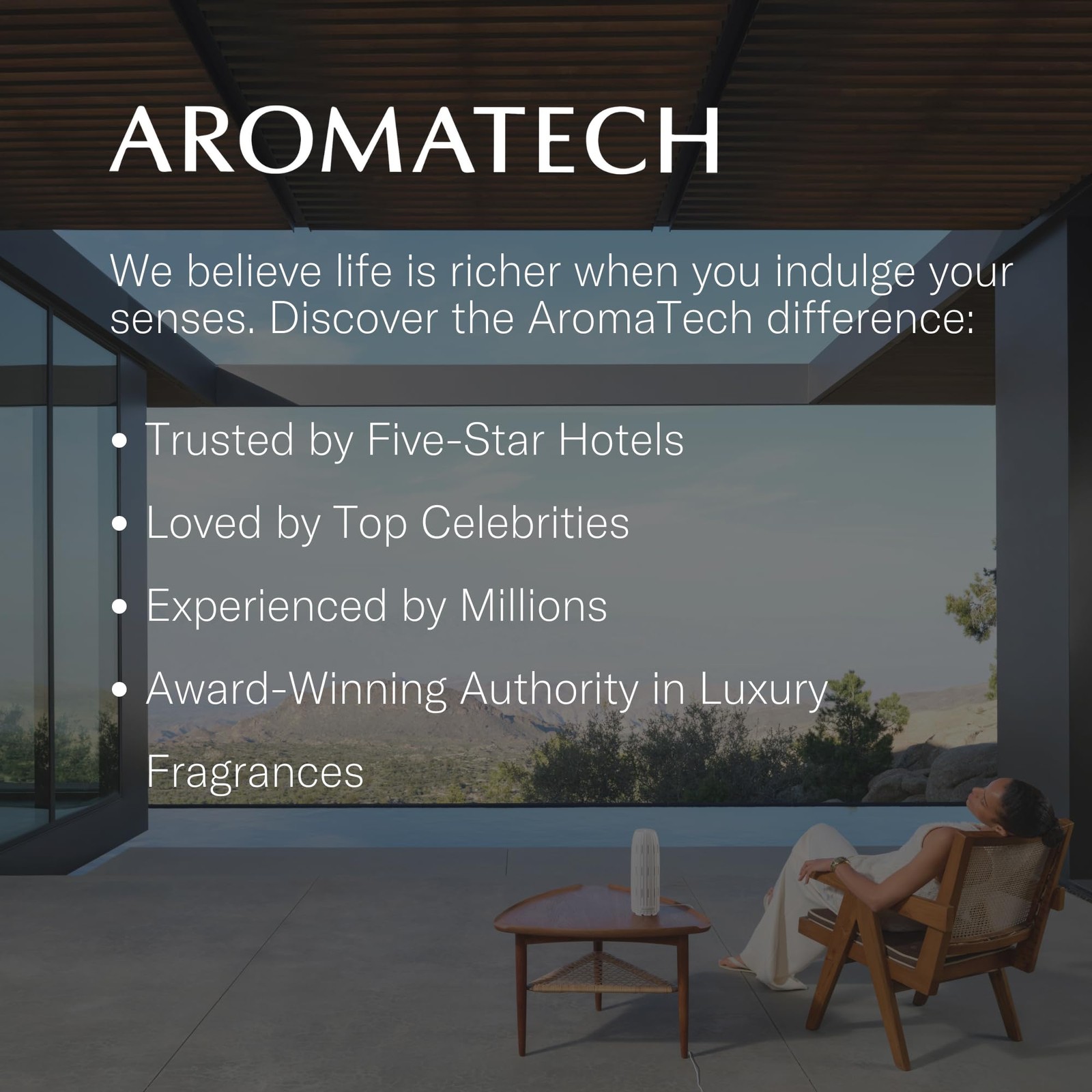 AromaTech White Tea Aroma Essential Oil Blend - 120ml Ultrasonic Diffuser