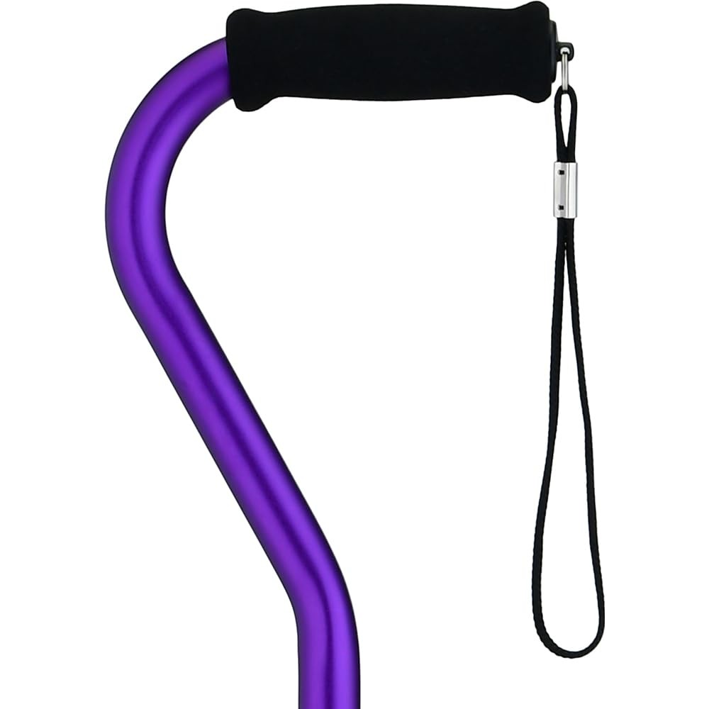 NOVA Heavy Duty Adjustable Walking Cane Purple 500 lb Capacity Lightweight