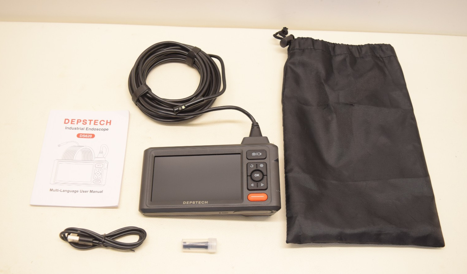 DEPSTECH DS620 Triple Lens 16.5FT Industrial Inspection Endoscope Camera Tool