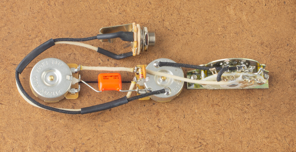 Precision Made Telecaster 4 Way Harness Treble Bleed-Volume Mod TB
