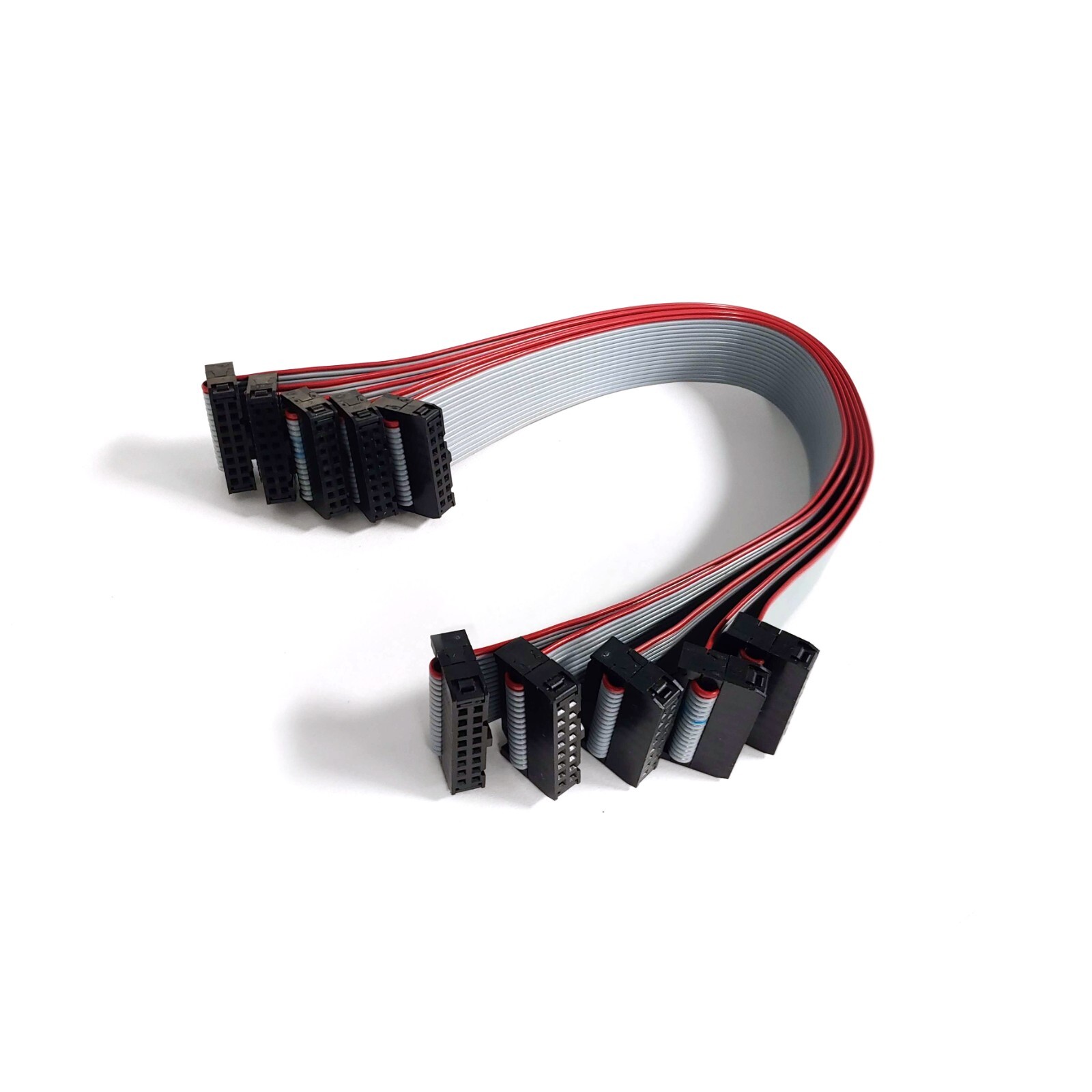 5x Nelson Audio 16P to 16P Power Ribbon Cables for Eurorack Skiffs - 6" 15cm