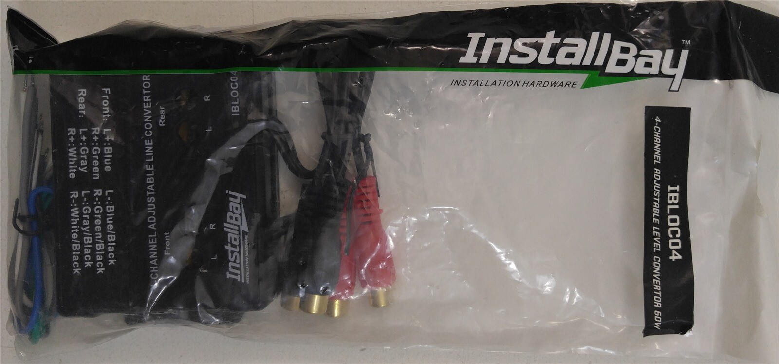 Install Bay IBLOC04 60watt 4-Channel Line Line Output Adjustable Level Converter