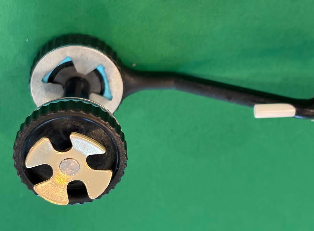 fly tying bobbin solid ceramic tube clutch disc drag.