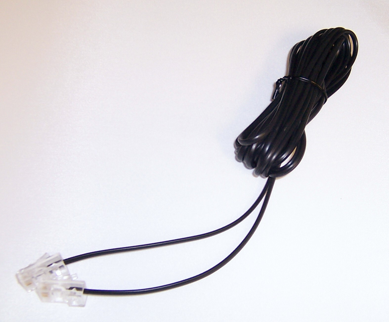 Lot of 10 of Avaya 14 foot RJ45 Connector Line Cord, Black