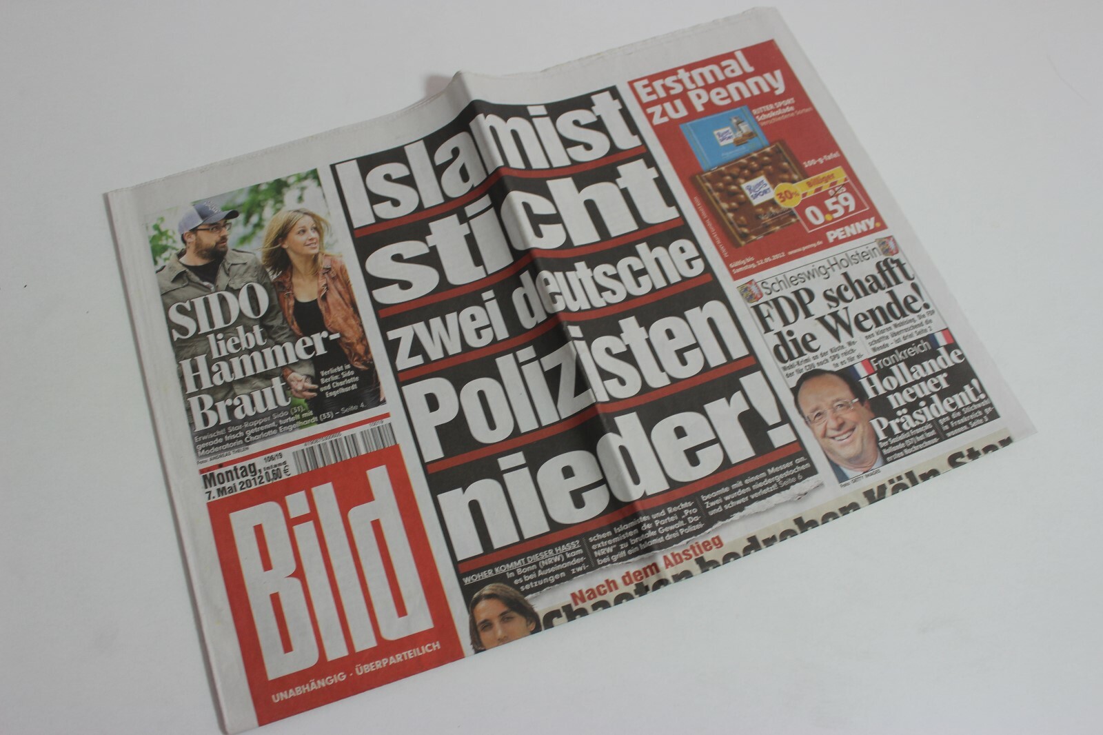 BILDzeitung 07.05.2012 May 7.5.2012 gift for special occasions