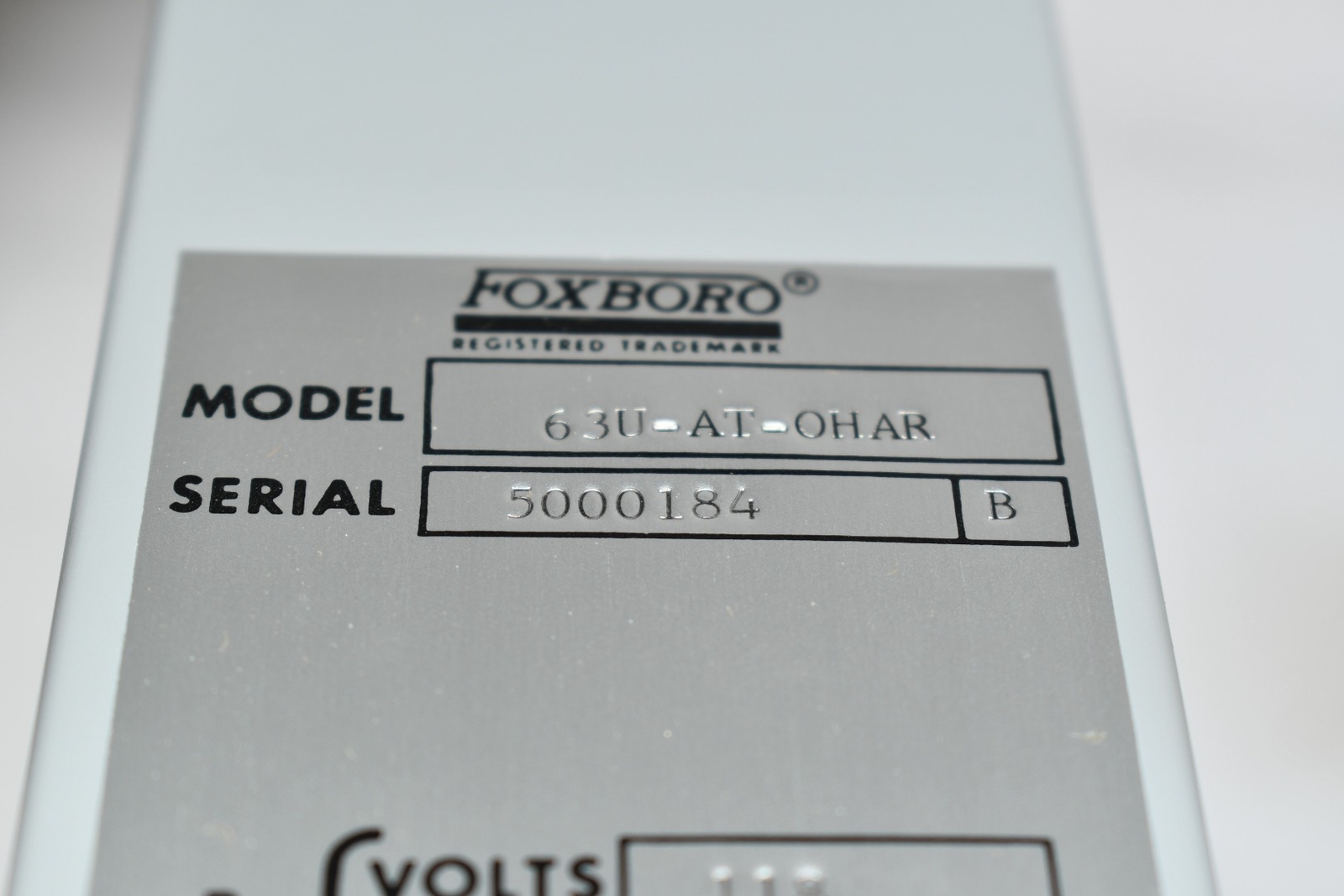 NEW Foxboro 63U-AT-OHAR M/63u Alarm Module 10-50MA