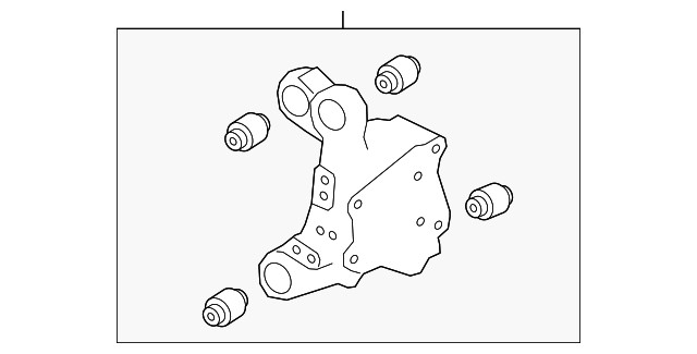 Genuine Nissan Suspension Knuckle 43018-6CG1A