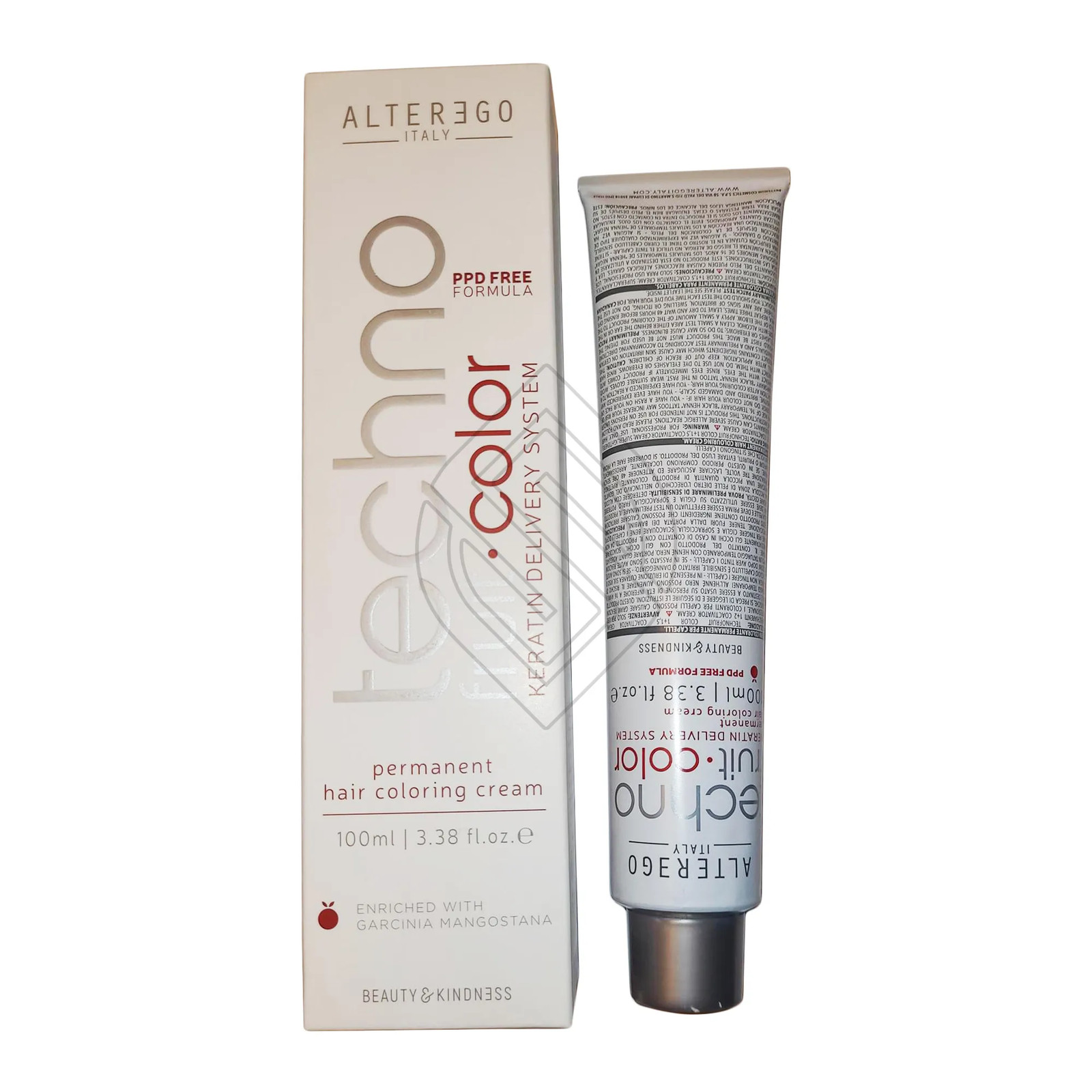 Alter Ego Techno Fruit Color 5/00 Deep Light Chestnut Permanent Hair Coloring