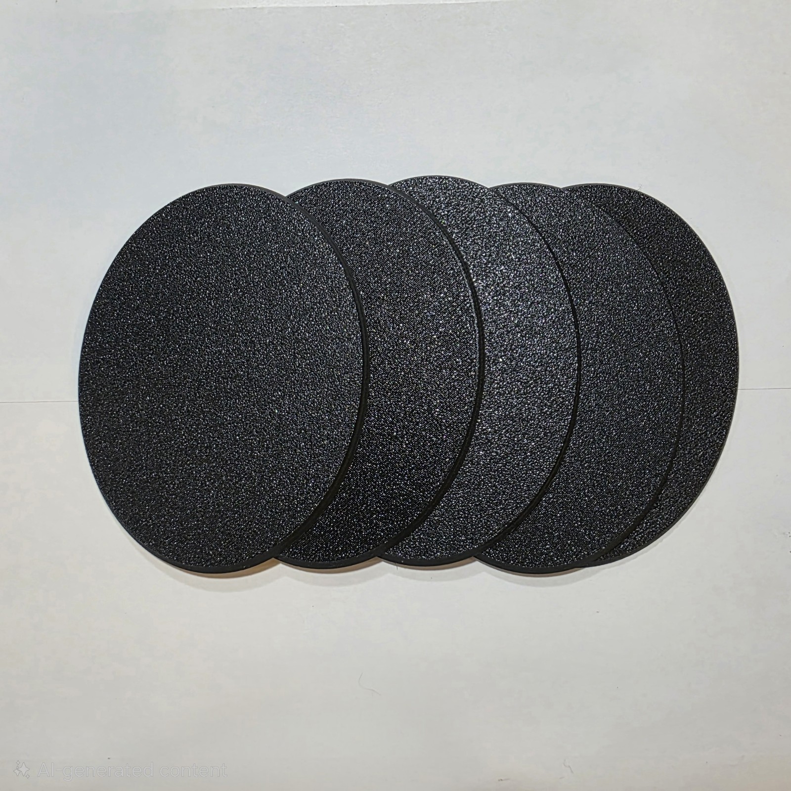 Lot Of (5)  120x92mm Oval Bases, 120mm x 92mm, For Warhammer 40k & AoS, 92x120mm