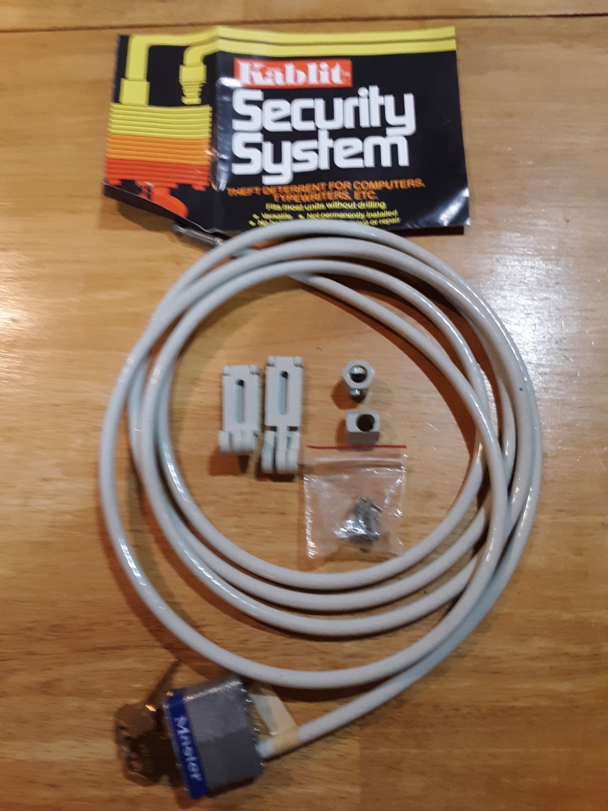 Anti-theft steel cable for Laptop Computer Notebook with key lock