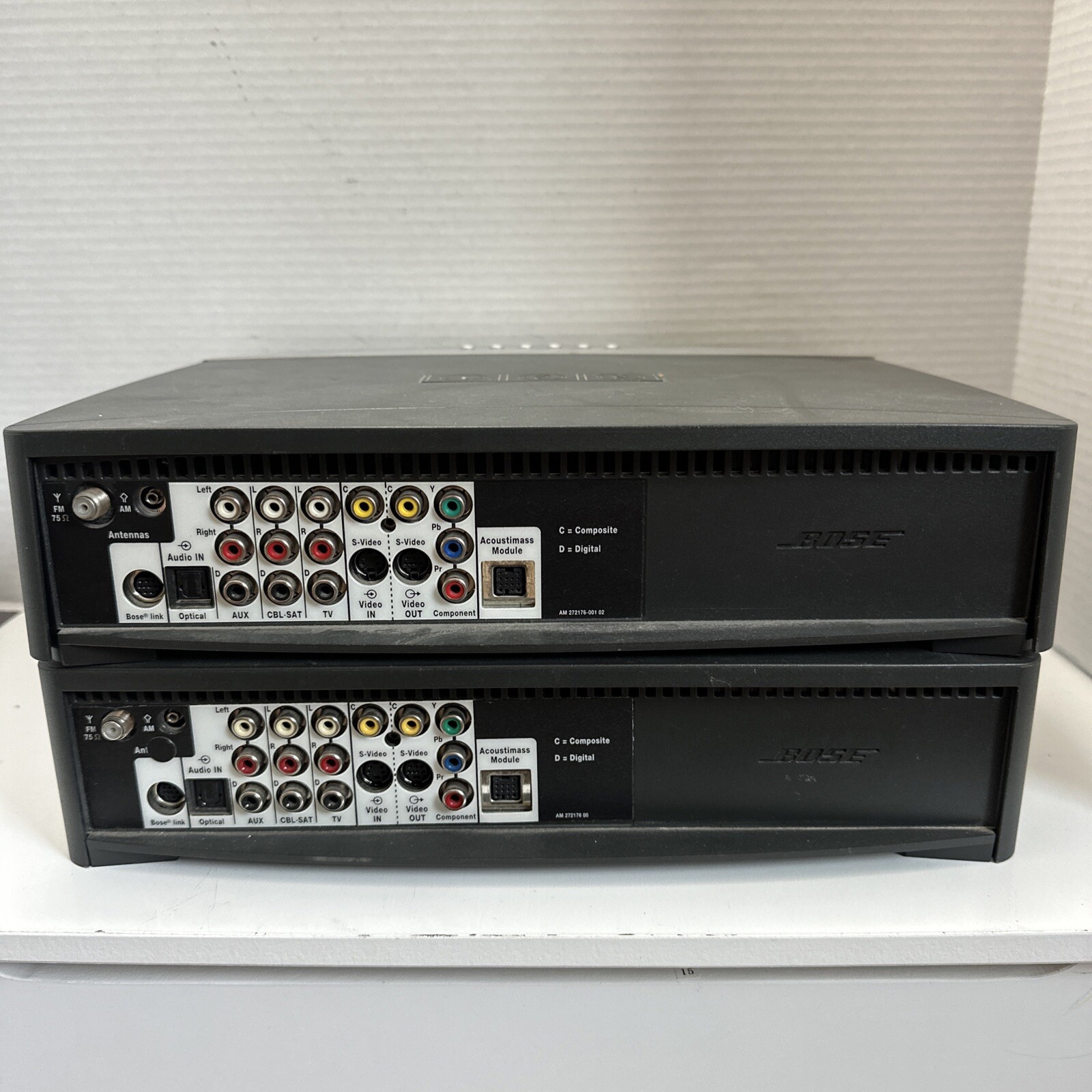 2 Bose Model AV3-2-1II Media Center Main Unit Without Cords
