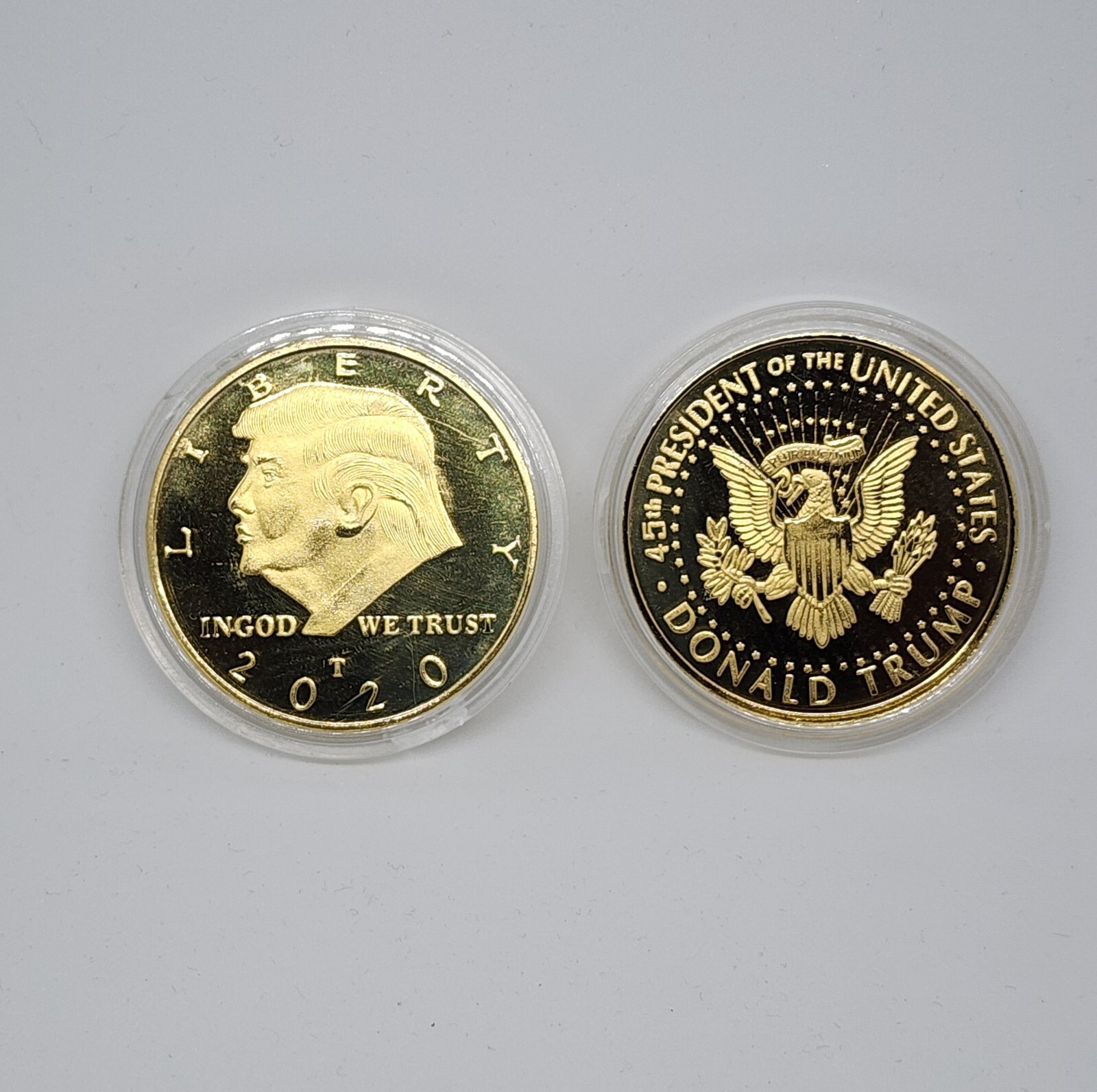 Liberty Trump 2020 In God We Trust 45th President MAGA USA Gold Coin